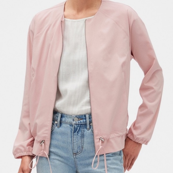 Banana Republic Factory Jackets & Blazers - Banana Republic Soft Pink Bomber Jacket